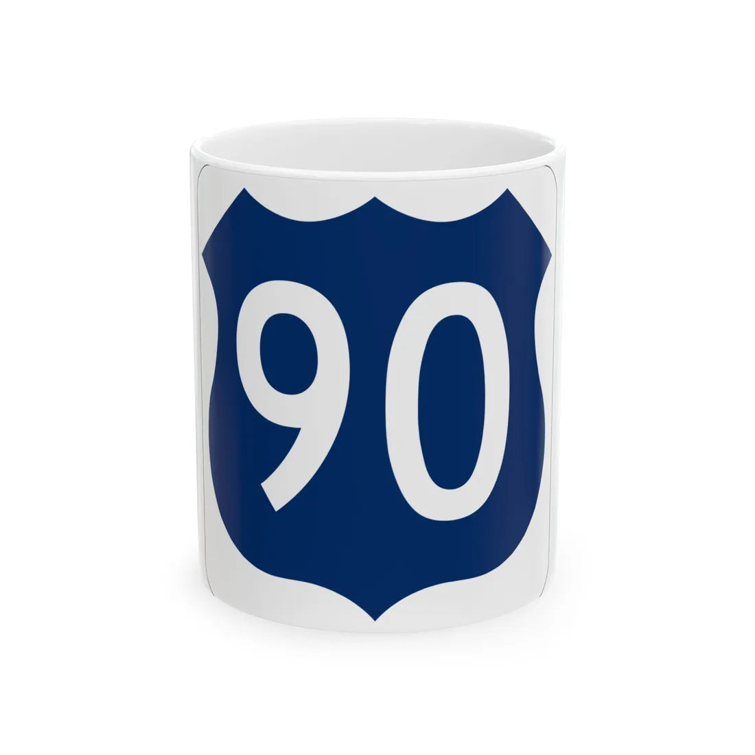 US 90 FL (Florida) (Road Sign) White Coffee Mug 11oz - Go Mug Yourself