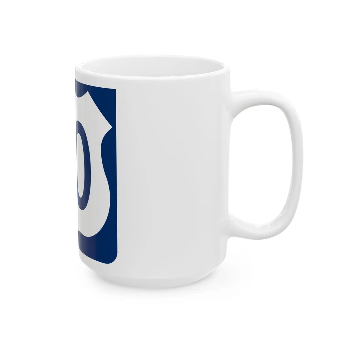 US 90 FL reversed (Florida) (Road Sign) White Coffee Mug - Go Mug Yourself