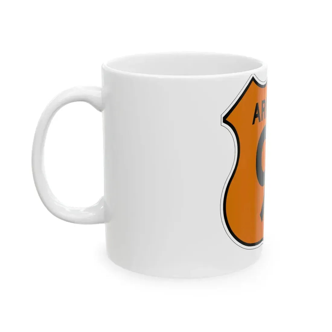 US 91 Arizona 1956 North (Arizona) (Road Sign) White Coffee Mug - Go Mug Yourself