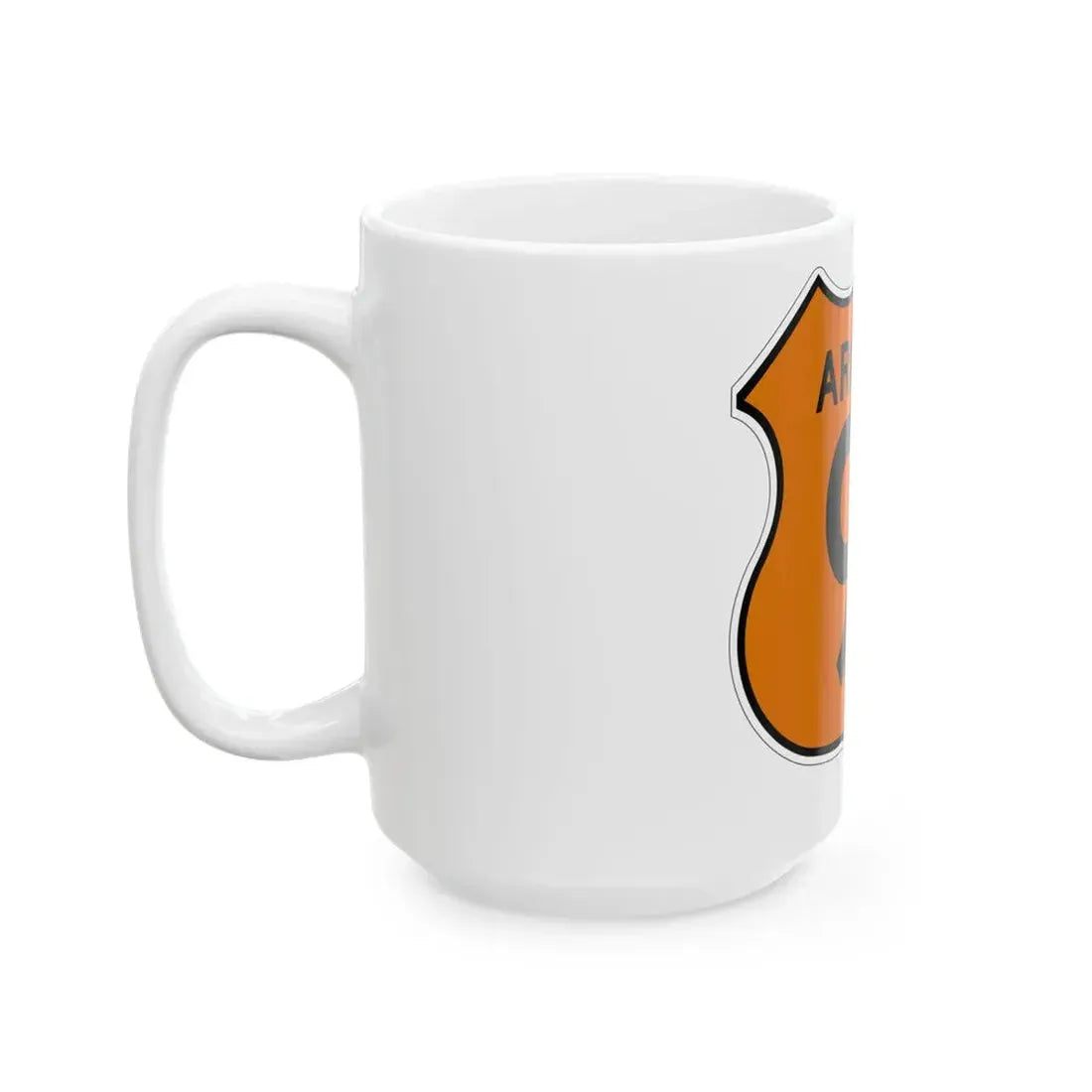 US 91 Arizona 1956 North (Arizona) (Road Sign) White Coffee Mug - Go Mug Yourself