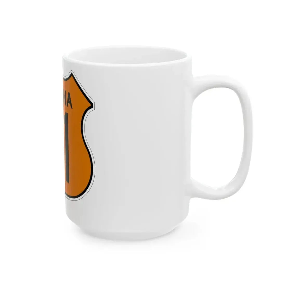 US 91 Arizona 1956 North (Arizona) (Road Sign) White Coffee Mug - Go Mug Yourself