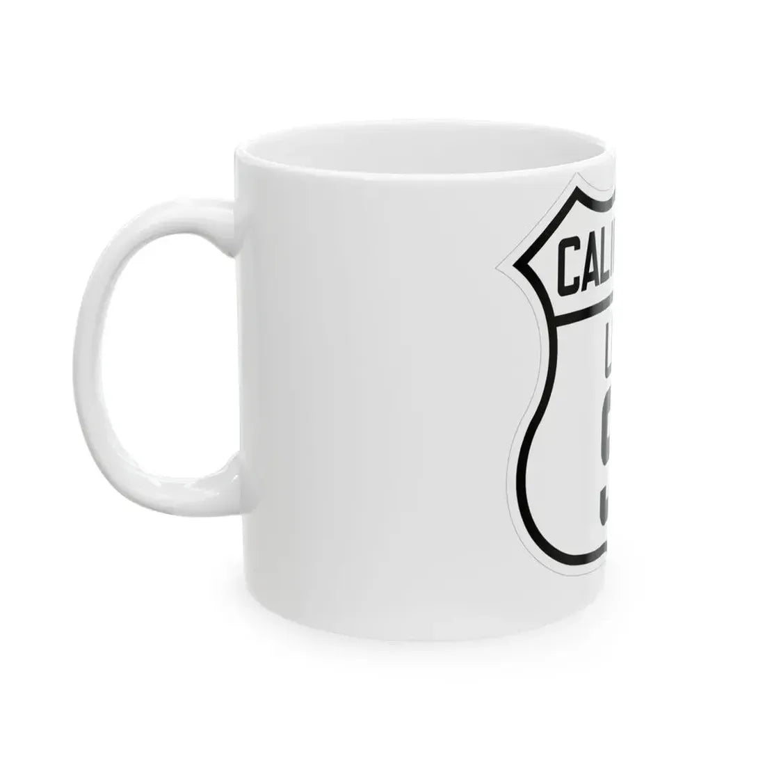 US 91 California 1926 (California) (Road Sign) White Coffee Mug - Go Mug Yourself