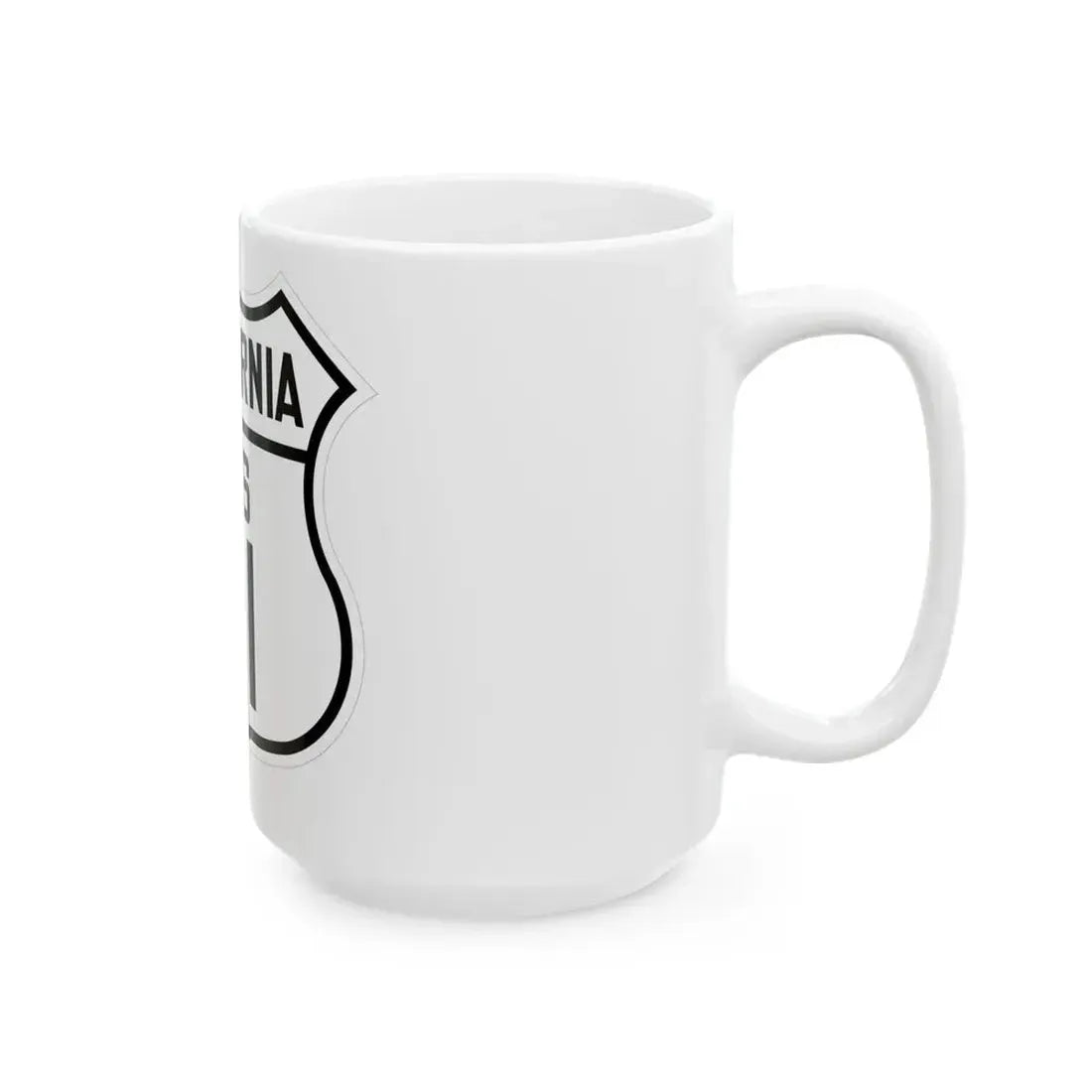 US 91 California 1926 (California) (Road Sign) White Coffee Mug - Go Mug Yourself
