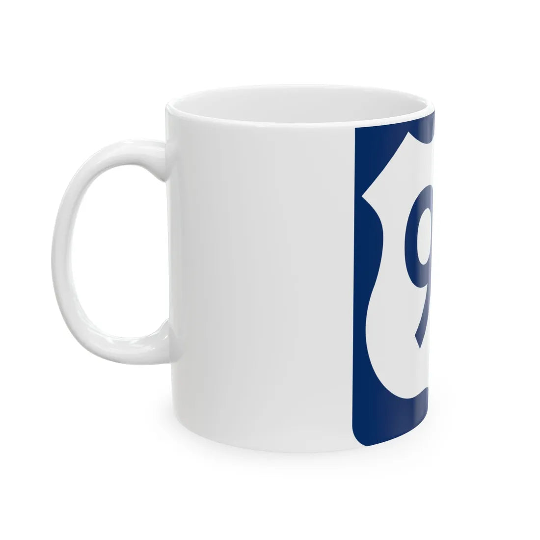 US 92 FL reversed (Florida) (Road Sign) White Coffee Mug - Go Mug Yourself