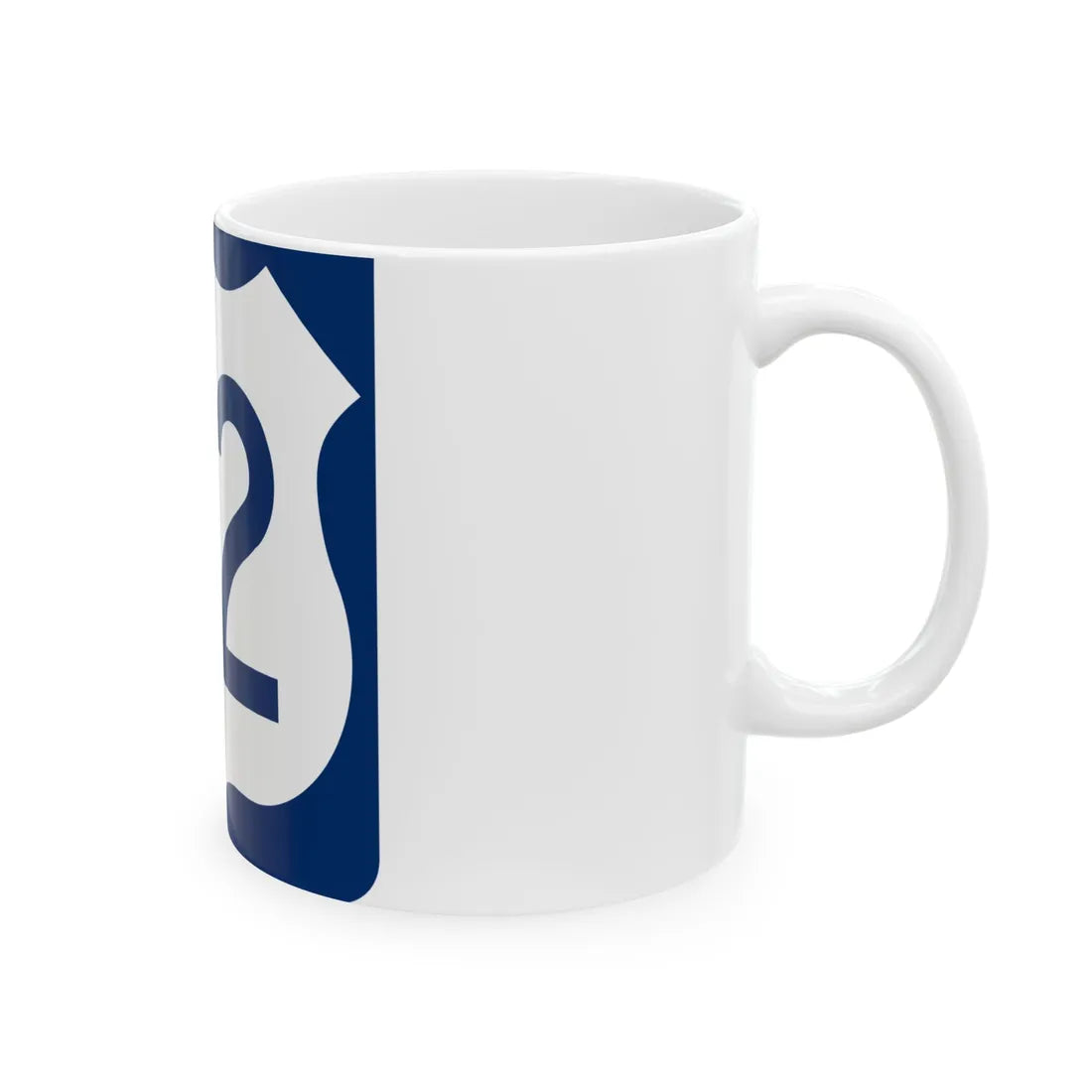 US 92 FL reversed (Florida) (Road Sign) White Coffee Mug - Go Mug Yourself