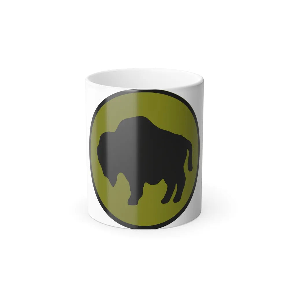 US 92nd Infantry Division (U.S. Army) Color Changing Coffee Mug-11oz-Go Mug Yourself