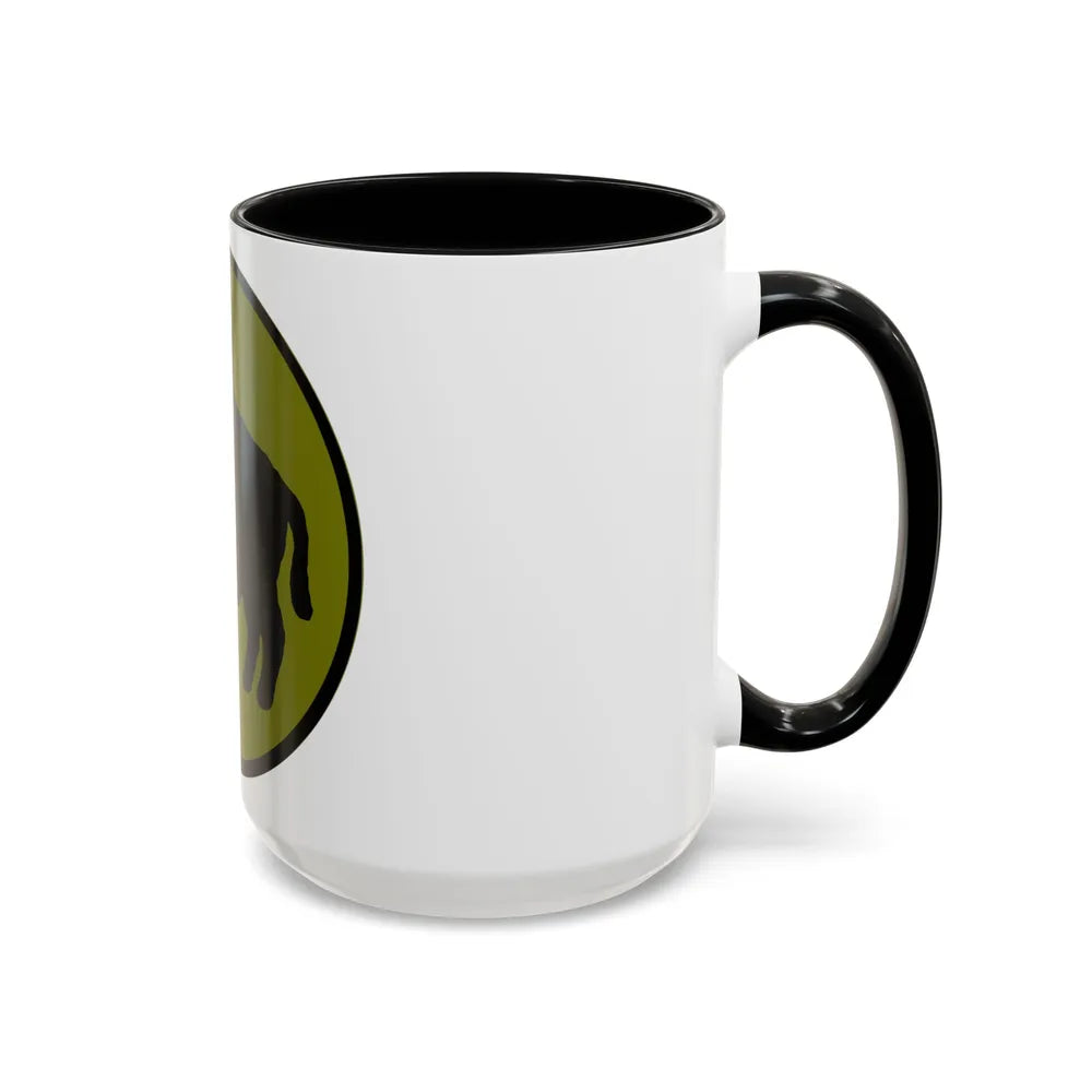 US 92nd Infantry Division (U.S. Army) Accent Coffee Mug - Go Mug Yourself
