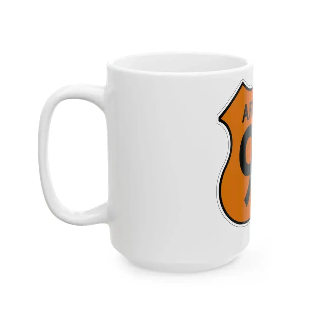 US 93 Arizona 1956 North (Arizona) (Road Sign) White Coffee Mug - Go Mug Yourself