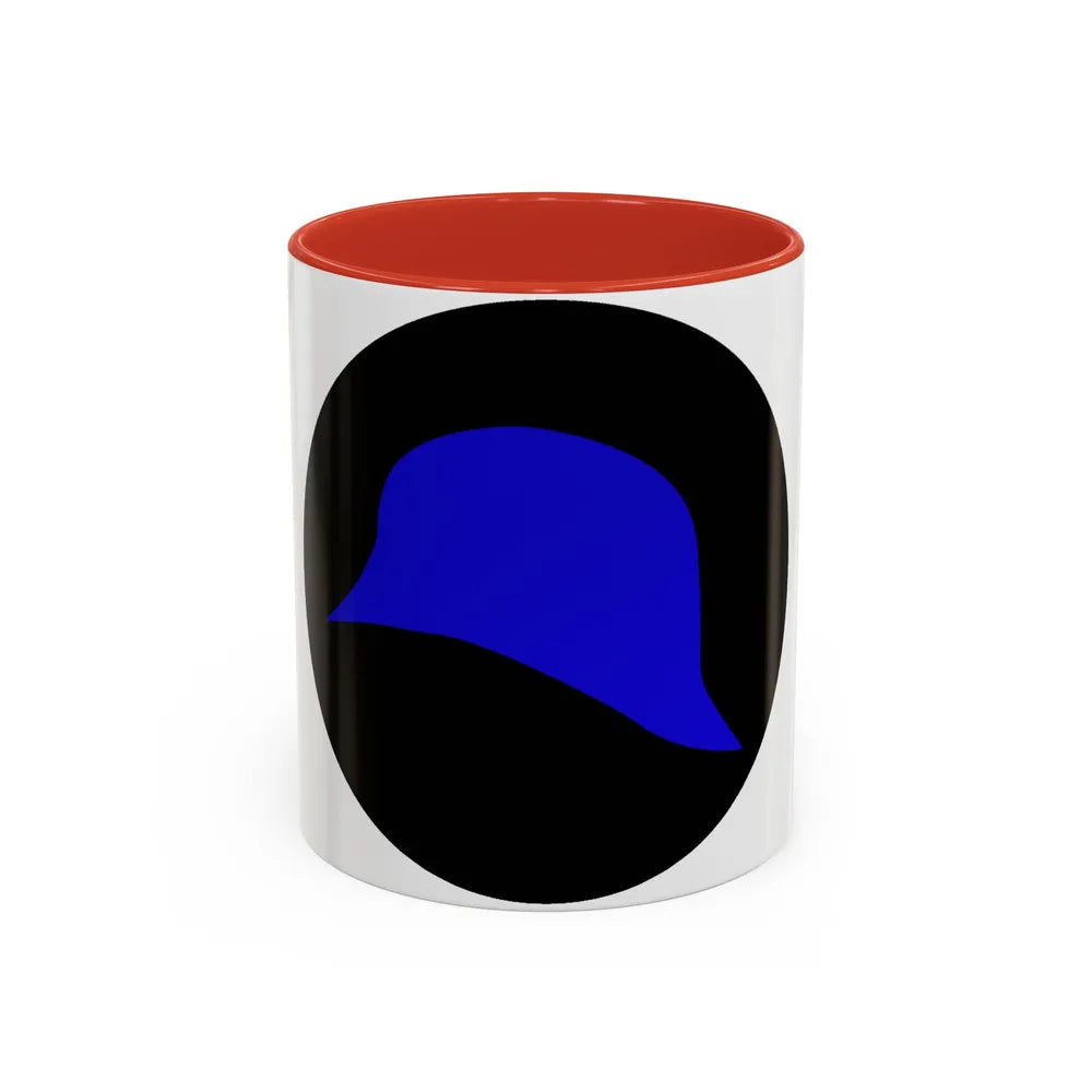 US 93rd Infantry Division (U.S. Army) Accent Coffee Mug 11oz Red - Go Mug Yourself