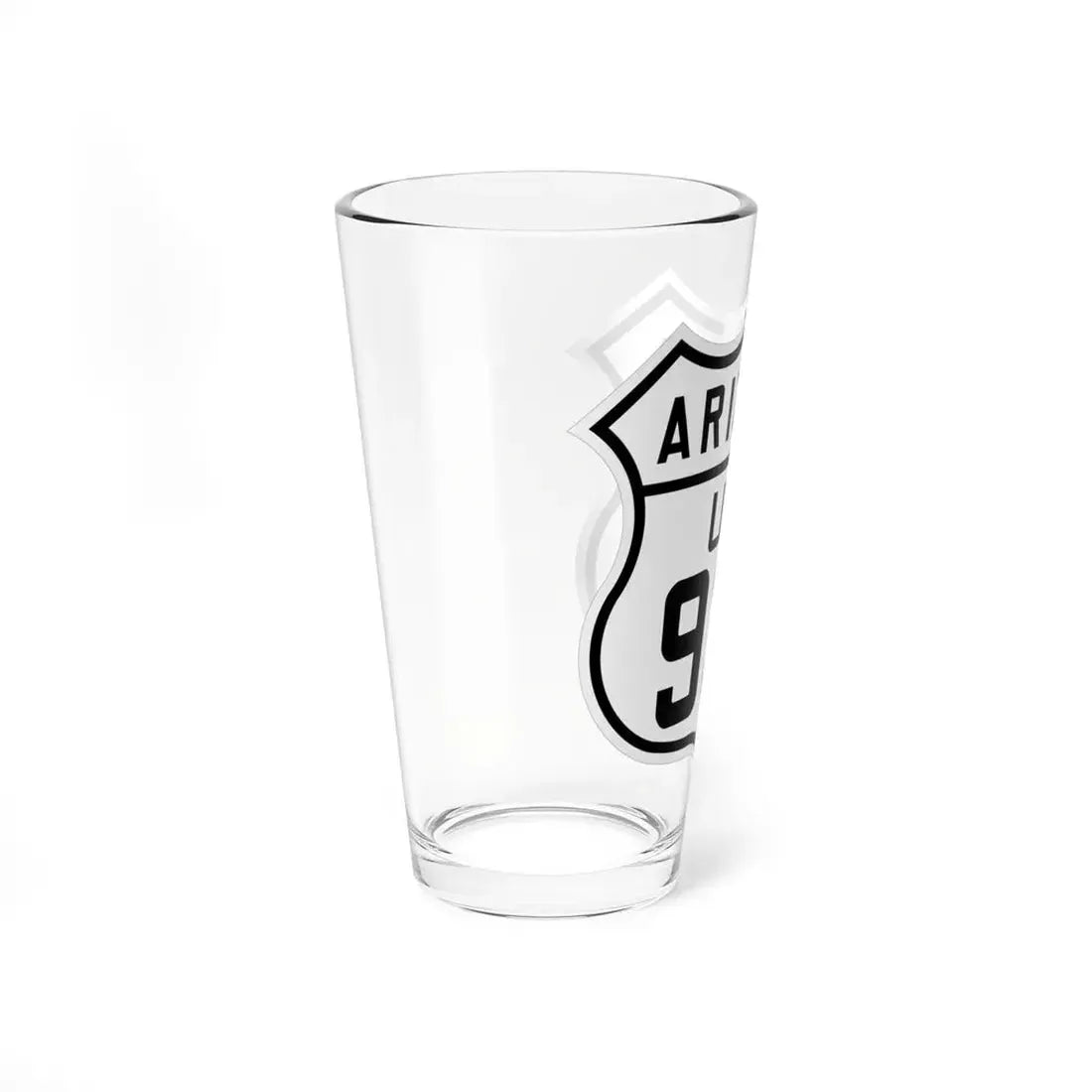 US 93T Arizona 1926 (Arizona) (Road Sign) Pint Glss 16oz - Go Mug Yourself