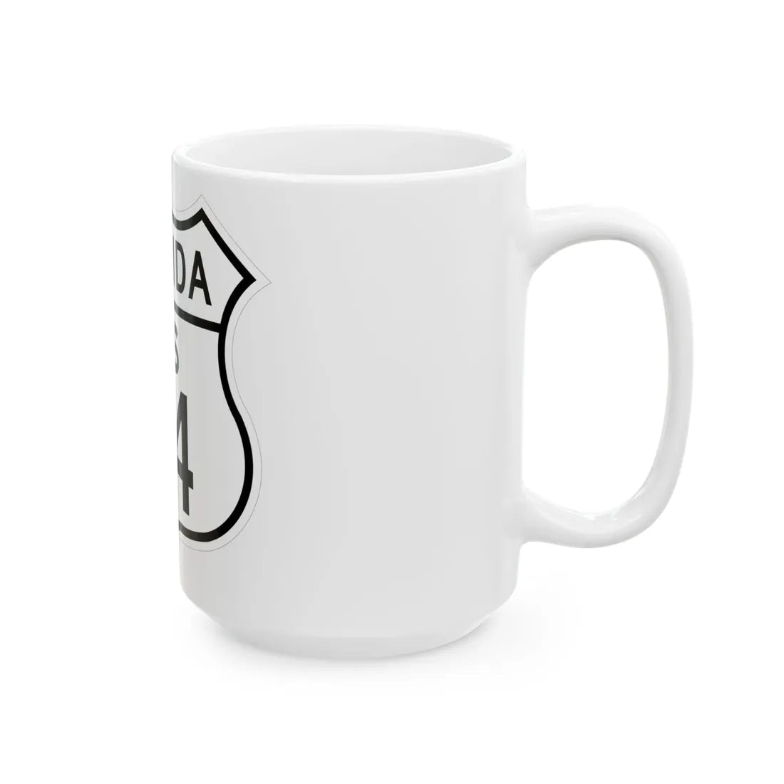 US 94 Florida 1948 (Florida) (Road Sign) White Coffee Mug - Go Mug Yourself