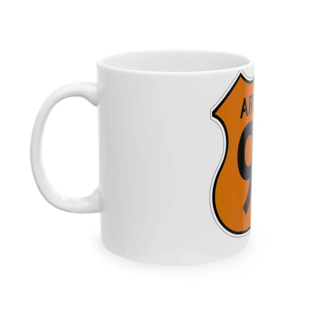 US 95 Arizona 1956 North (Arizona) (Road Sign) White Coffee Mug - Go Mug Yourself