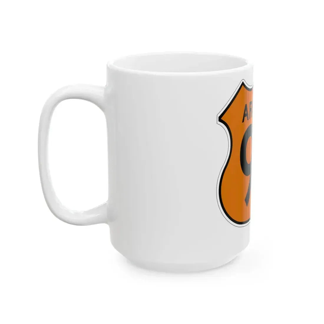 US 95 Arizona 1956 North (Arizona) (Road Sign) White Coffee Mug - Go Mug Yourself