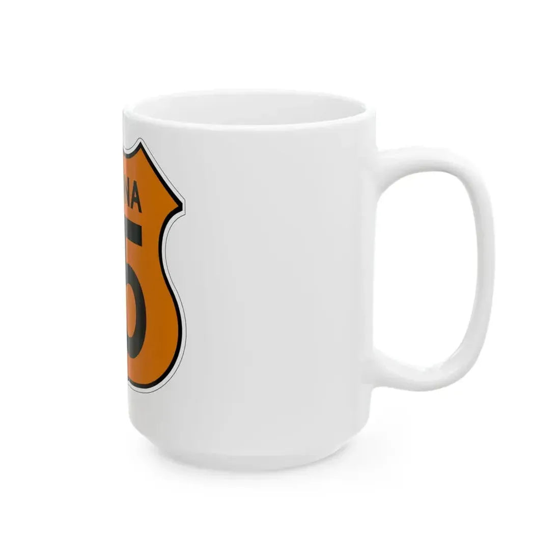 US 95 Arizona 1956 North (Arizona) (Road Sign) White Coffee Mug - Go Mug Yourself
