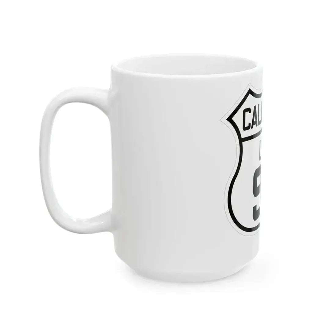 US 95 California 1926 (California) (Road Sign) White Coffee Mug - Go Mug Yourself