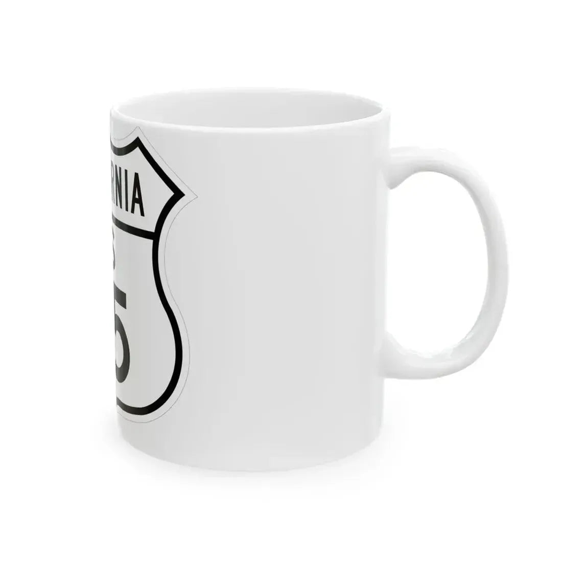 US 95 California 1948 (California) (Road Sign) White Coffee Mug - Go Mug Yourself