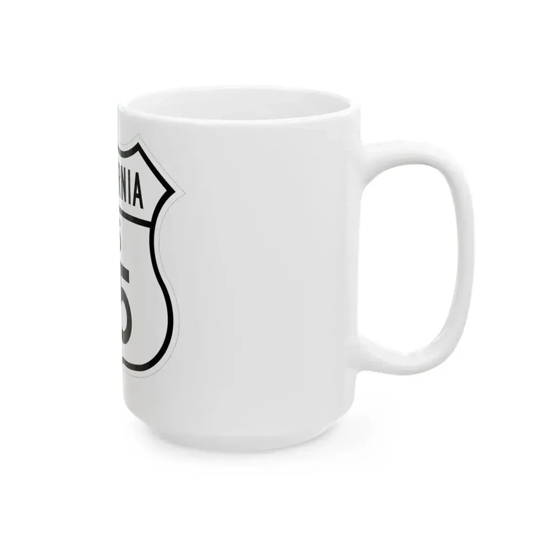 US 95 California 1948 (California) (Road Sign) White Coffee Mug - Go Mug Yourself