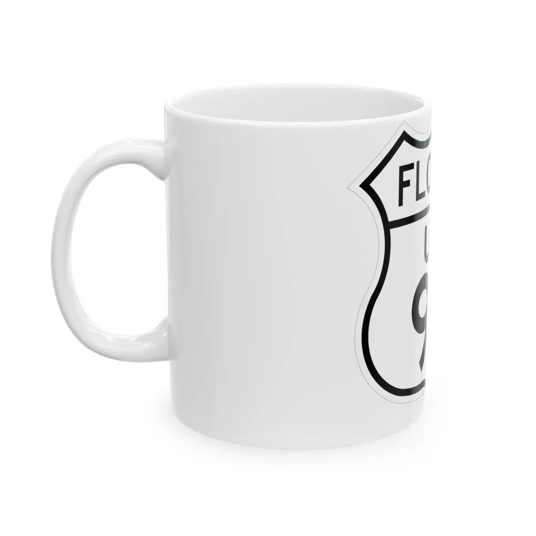 US 98 Florida 1948 (Florida) (Road Sign) White Coffee Mug - Go Mug Yourself
