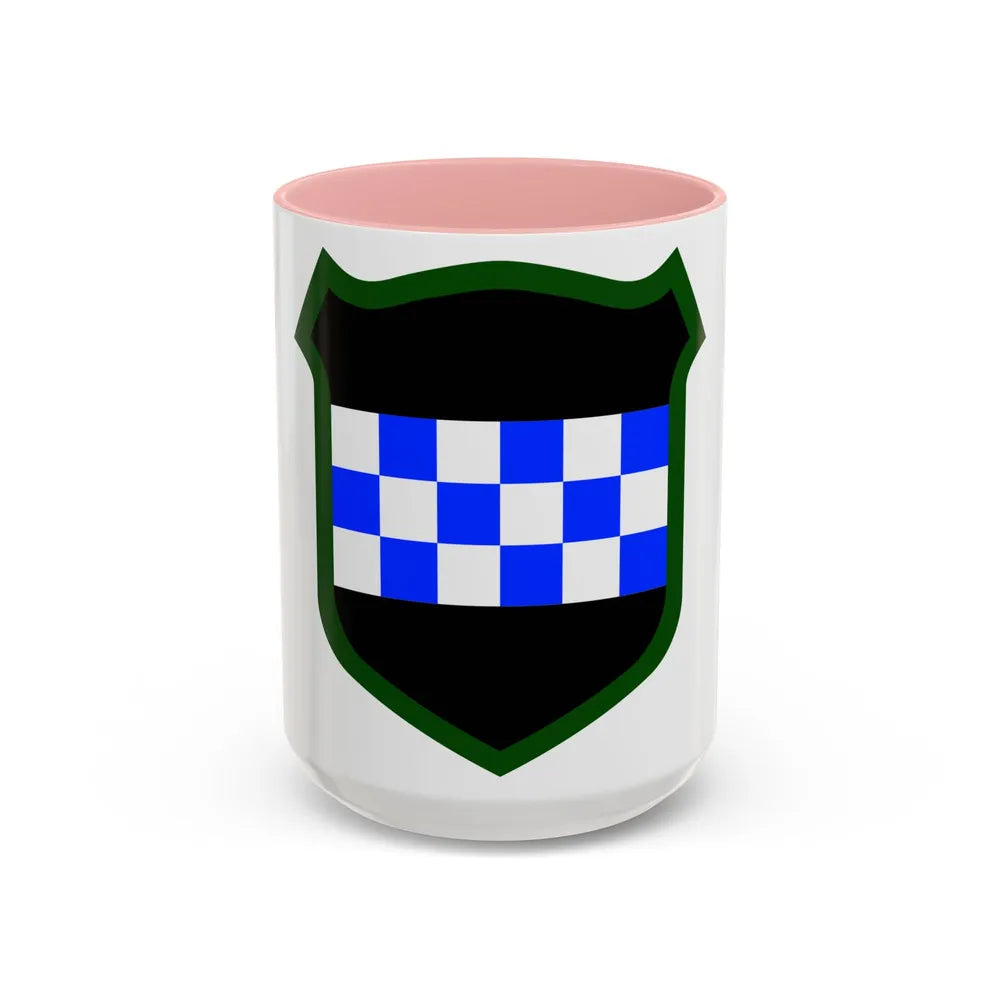 US 99th Infantry Division (U.S. Army) Accent Coffee Mug 15oz Pink - Go Mug Yourself