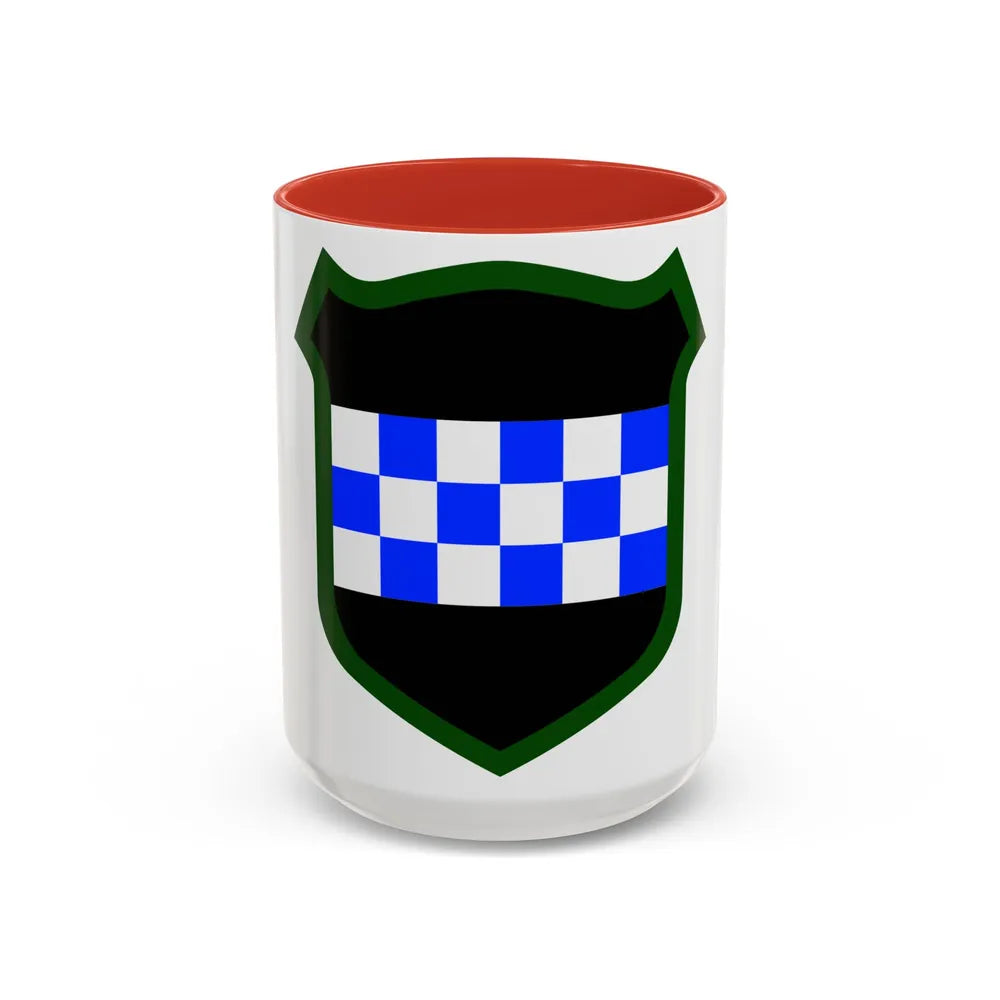 US 99th Infantry Division (U.S. Army) Accent Coffee Mug 15oz Red - Go Mug Yourself