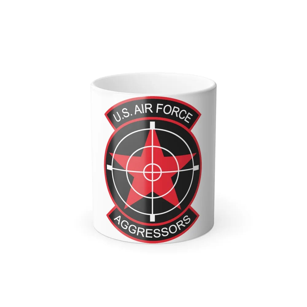US Air Force Aggressors (U.S. Air Force) Color Changing Coffee Mug-11oz-Go Mug Yourself