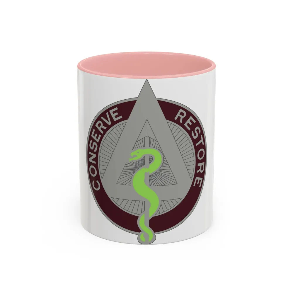US Area Dental Laboratory Walter Reed Medical Center (U.S. Army) Accent Coffee Mug 11oz Pink - Go Mug Yourself