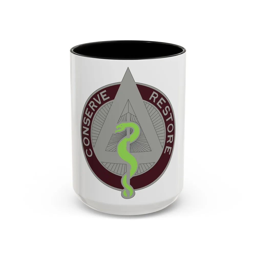 US Area Dental Laboratory Walter Reed Medical Center (U.S. Army) Accent Coffee Mug 15oz Black - Go Mug Yourself