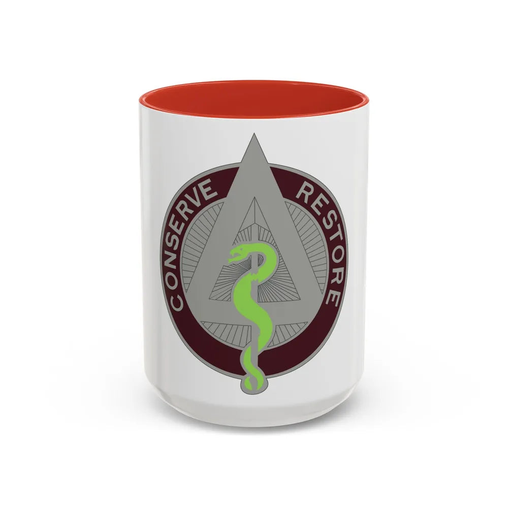 US Area Dental Laboratory Walter Reed Medical Center (U.S. Army) Accent Coffee Mug 15oz Red - Go Mug Yourself