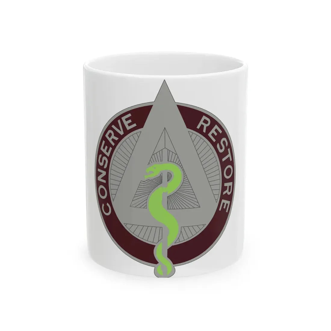 US Area Dental Laboratory Walter Reed Medical Center (U.S. Army) White Coffee Mug - Go Mug Yourself