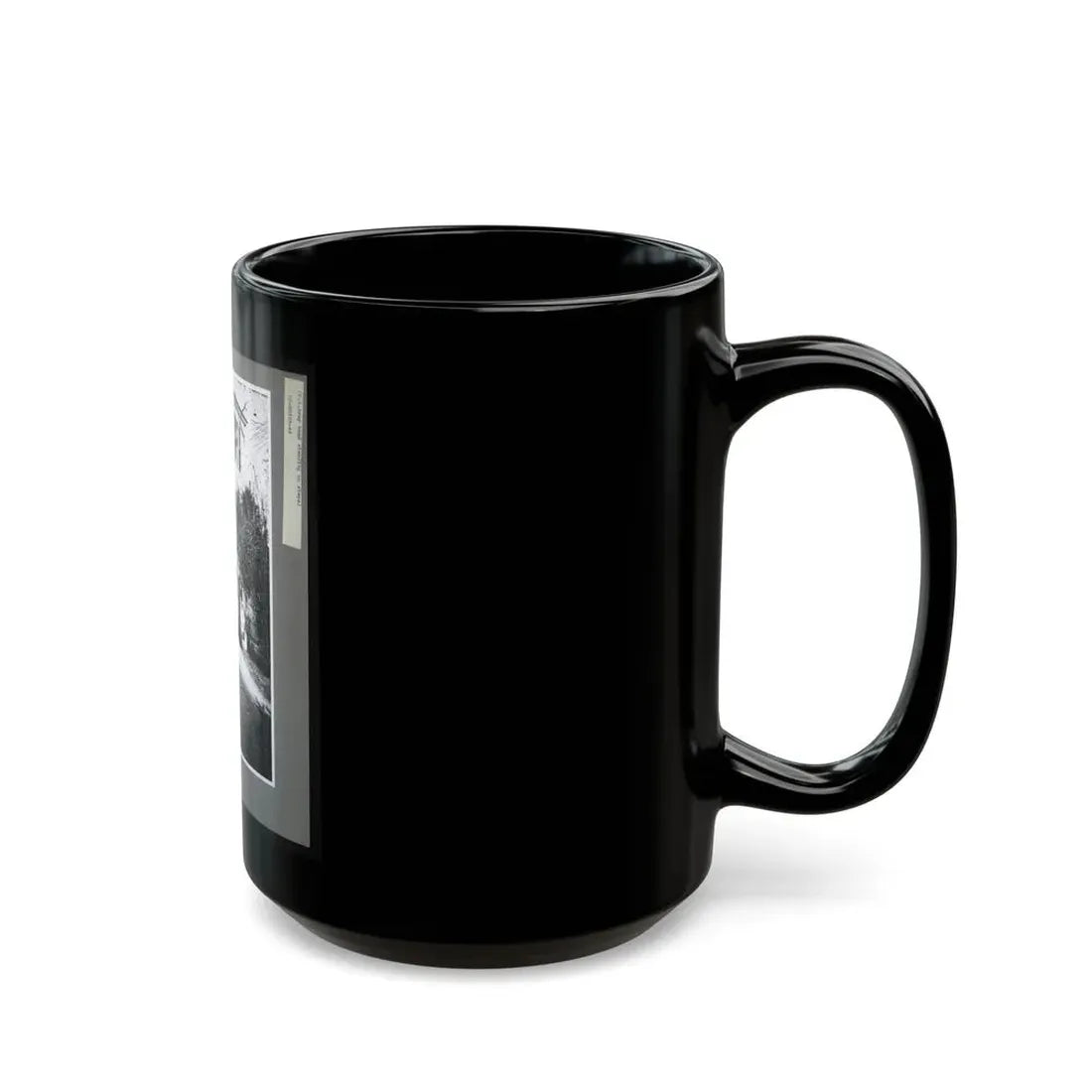 U.S. Army Band Standing On Steps (U.S. Civil War) Black Coffee Mug - Go Mug Yourself