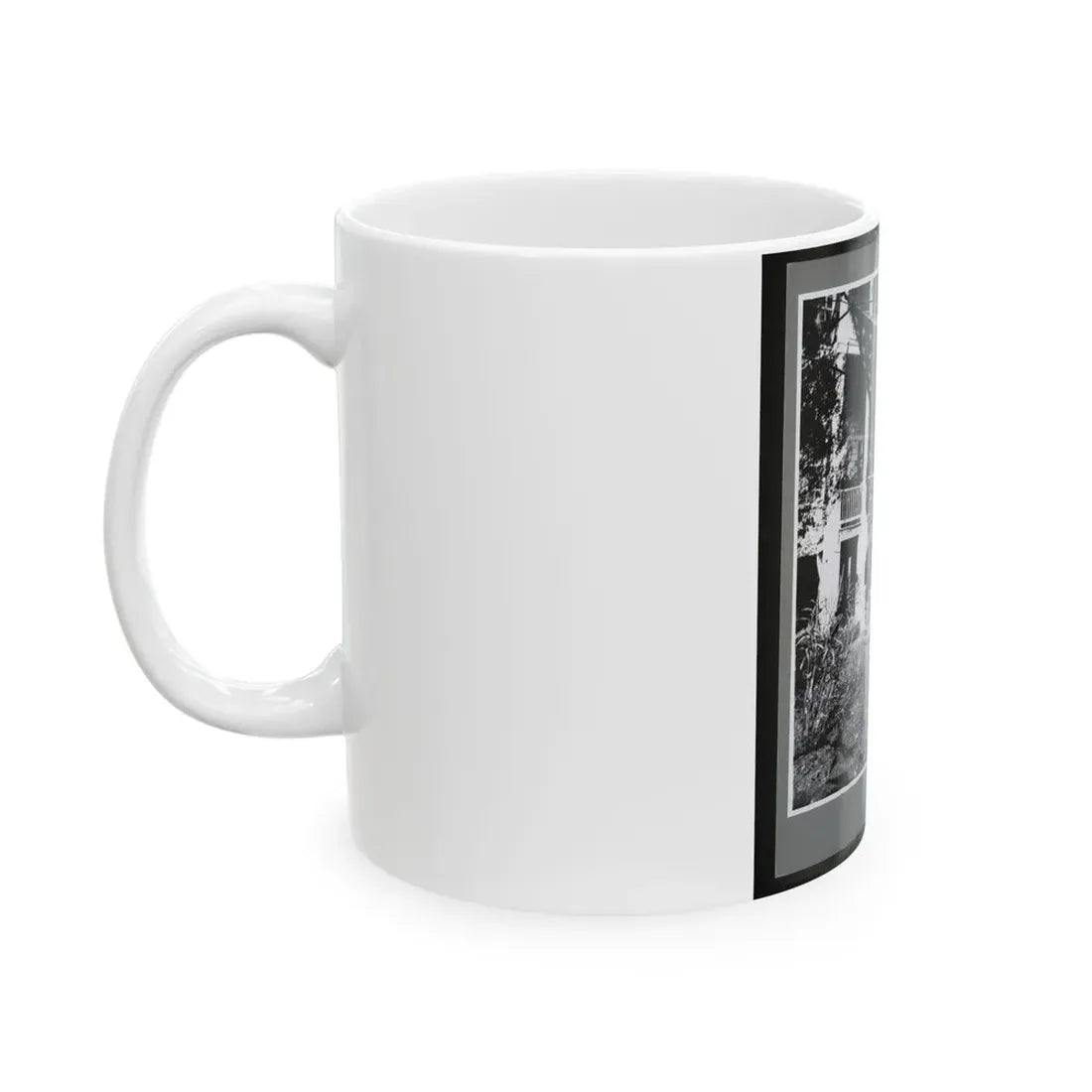 U.S. Army Band Standing On Steps (U.S. Civil War) White Coffee Mug - Go Mug Yourself