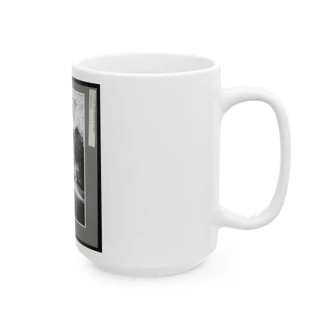 U.S. Army Band Standing On Steps (U.S. Civil War) White Coffee Mug - Go Mug Yourself