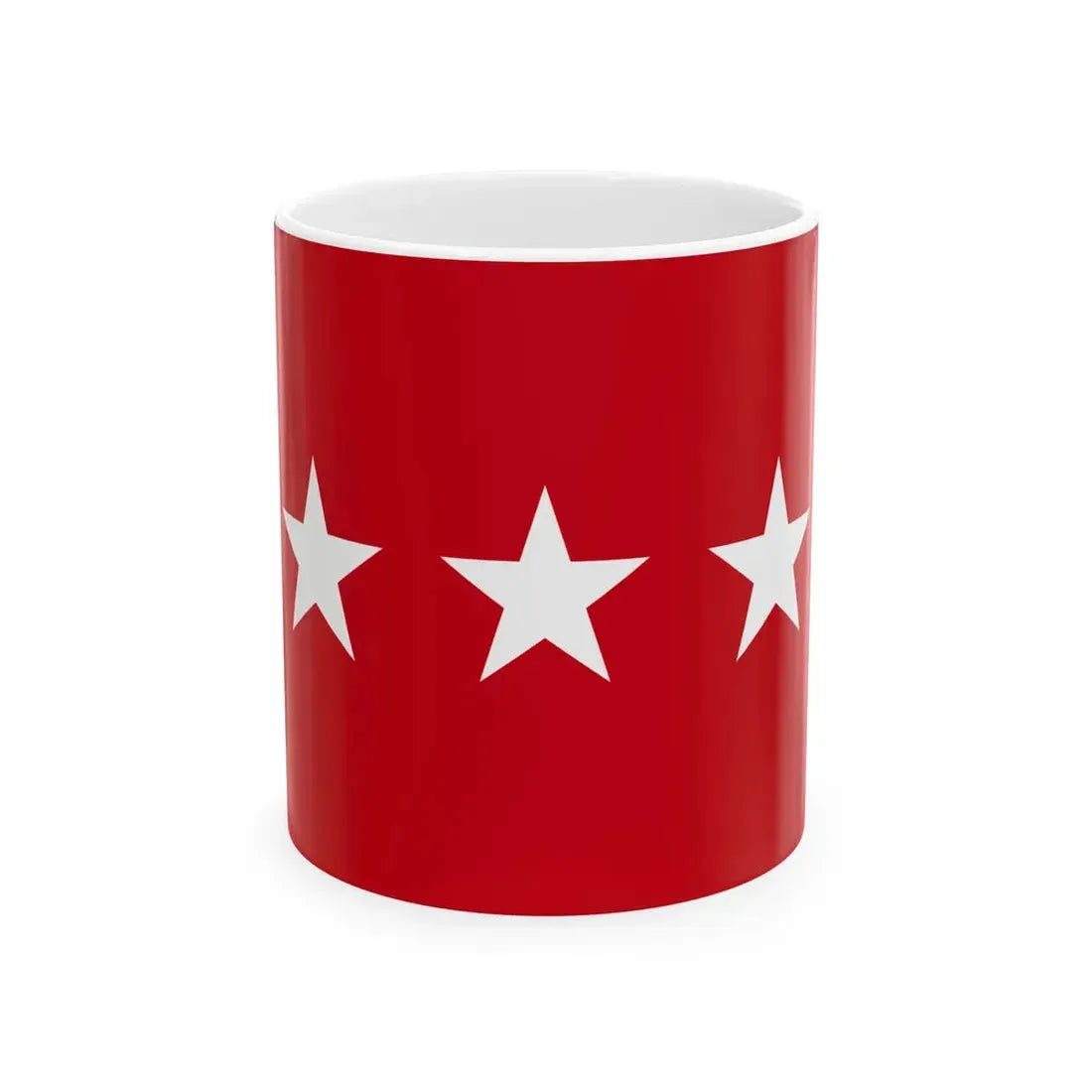 US Army Lieutenant General Flag Medical (United States) White Coffee Mug 11oz - Go Mug Yourself