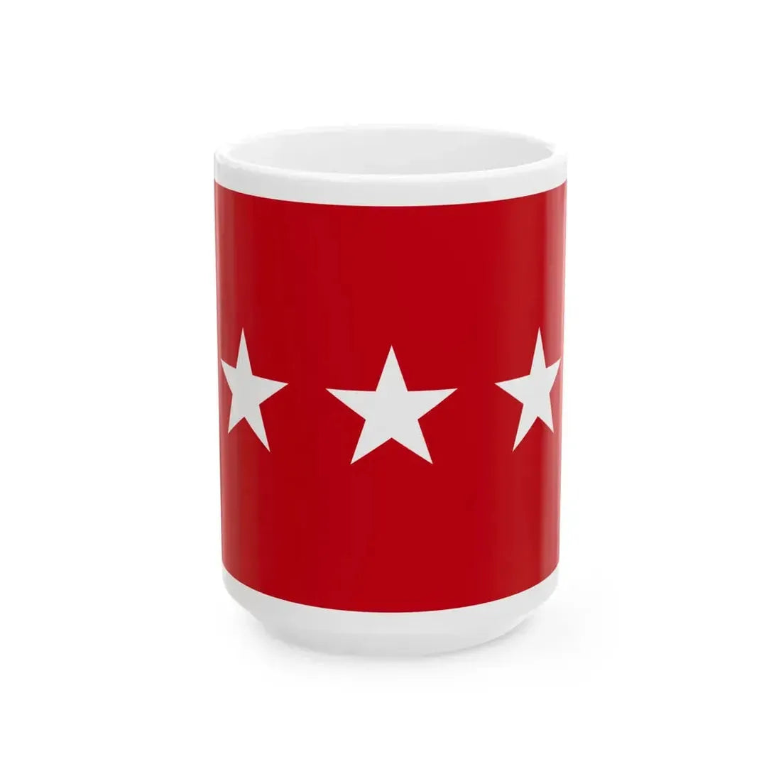 US Army Lieutenant General Flag Medical (United States) White Coffee Mug 15oz - Go Mug Yourself