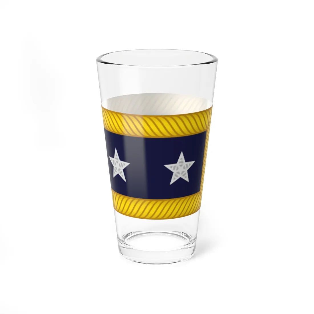 US Army O10 1866 (United States) (Military Rank) Pint Glass 16oz - Go Mug Yourself