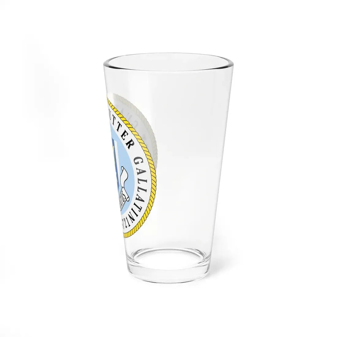 US Coast Guard Cutter Gallatin WHEC 721 (U.S. Coast Guard) Pint Glass 16oz - Go Mug Yourself