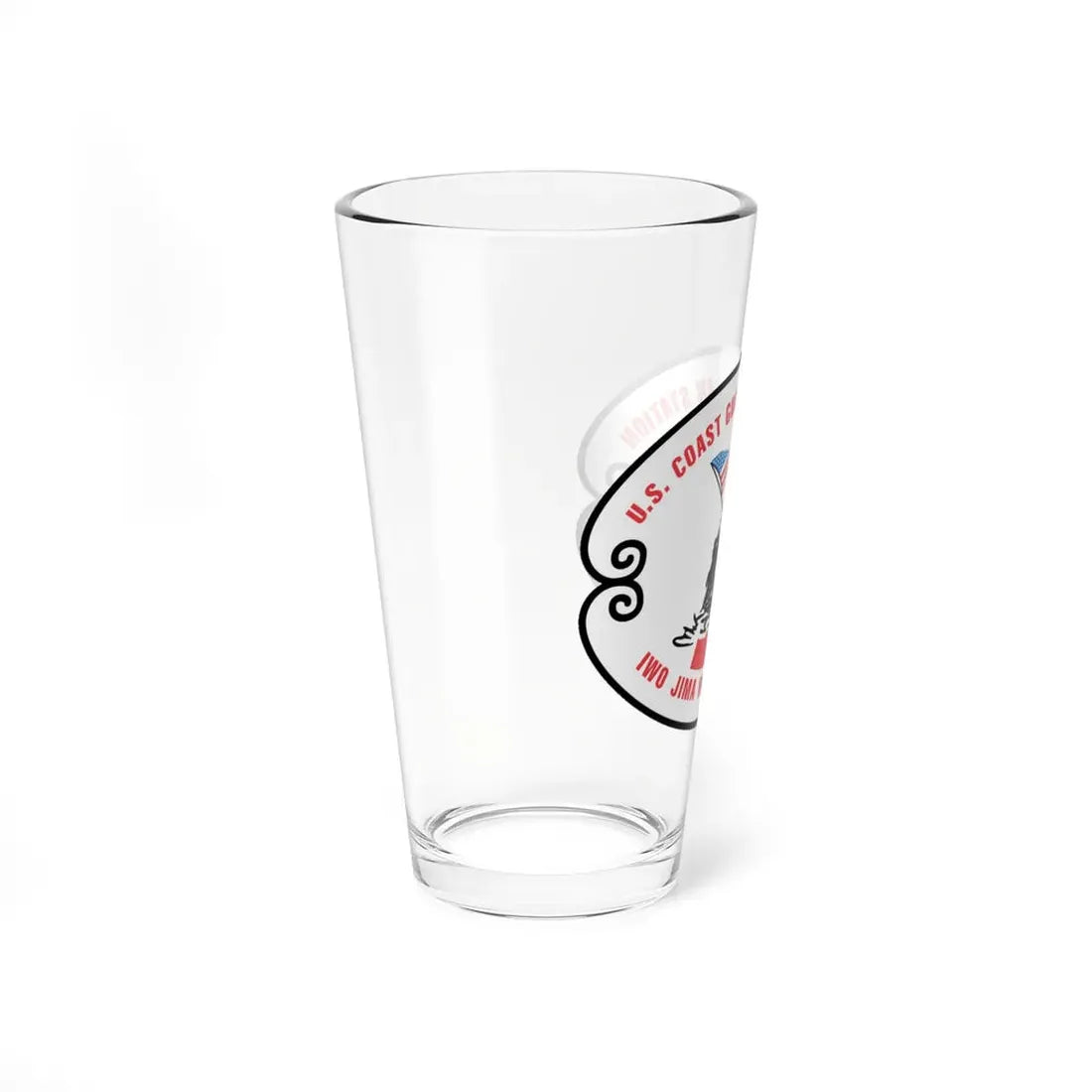 US Coast Guard Loran Station (U.S. Coast Guard) Pint Glass 16oz - Go Mug Yourself