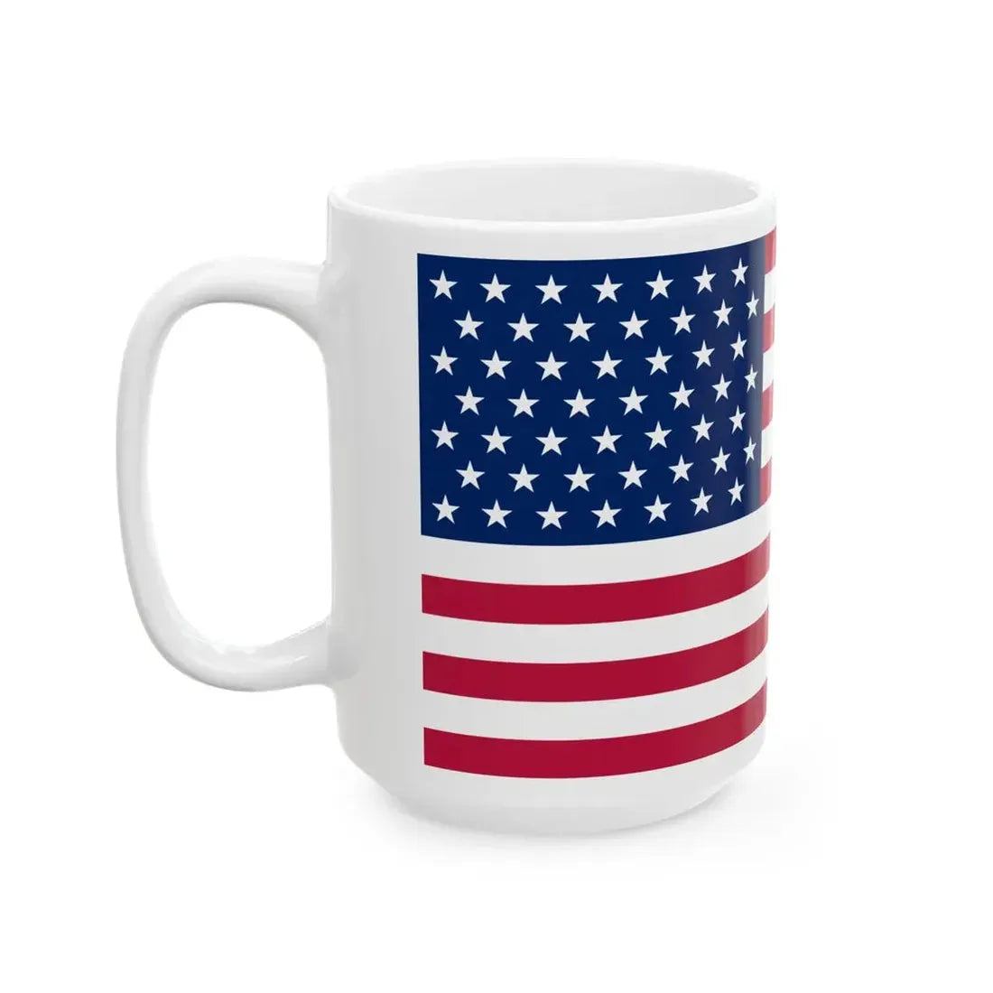 US flag 49 stars (United States) White Coffee Mug - Go Mug Yourself
