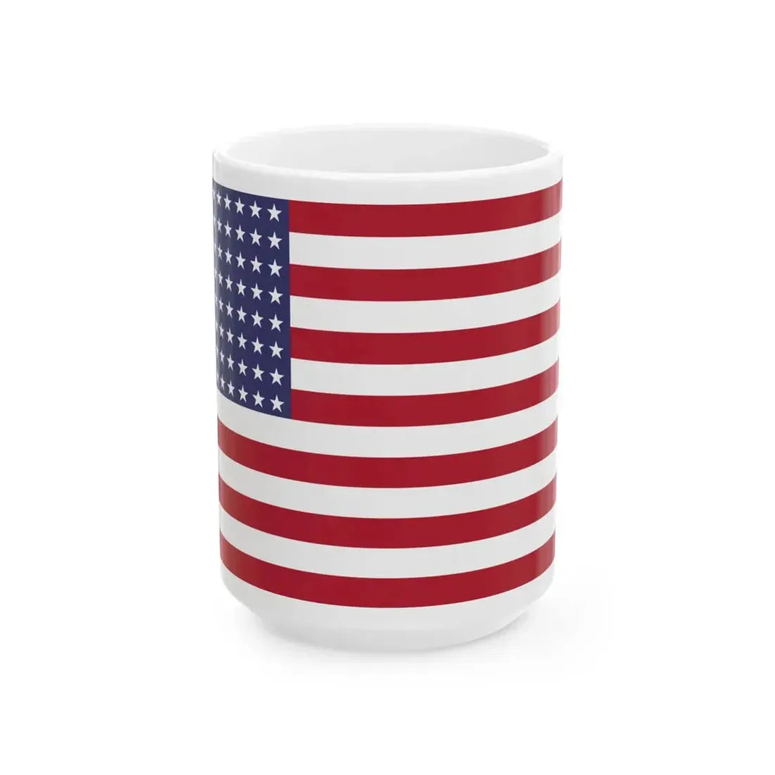 US flag 96 stars (United States) White Coffee Mug 15oz - Go Mug Yourself