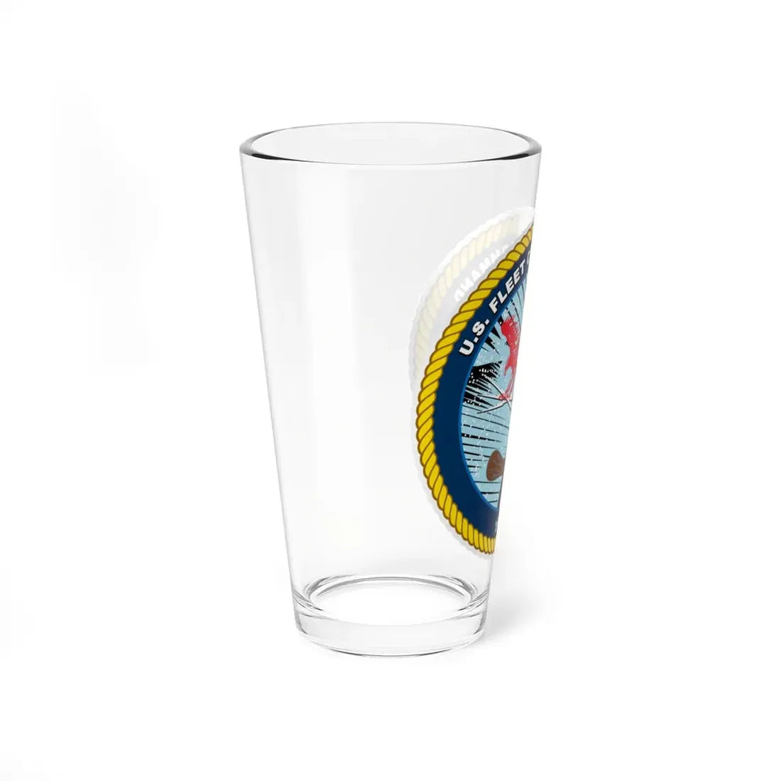 US Fleet Cyber Command (U.S. Navy) Pint Glass 16oz - Go Mug Yourself