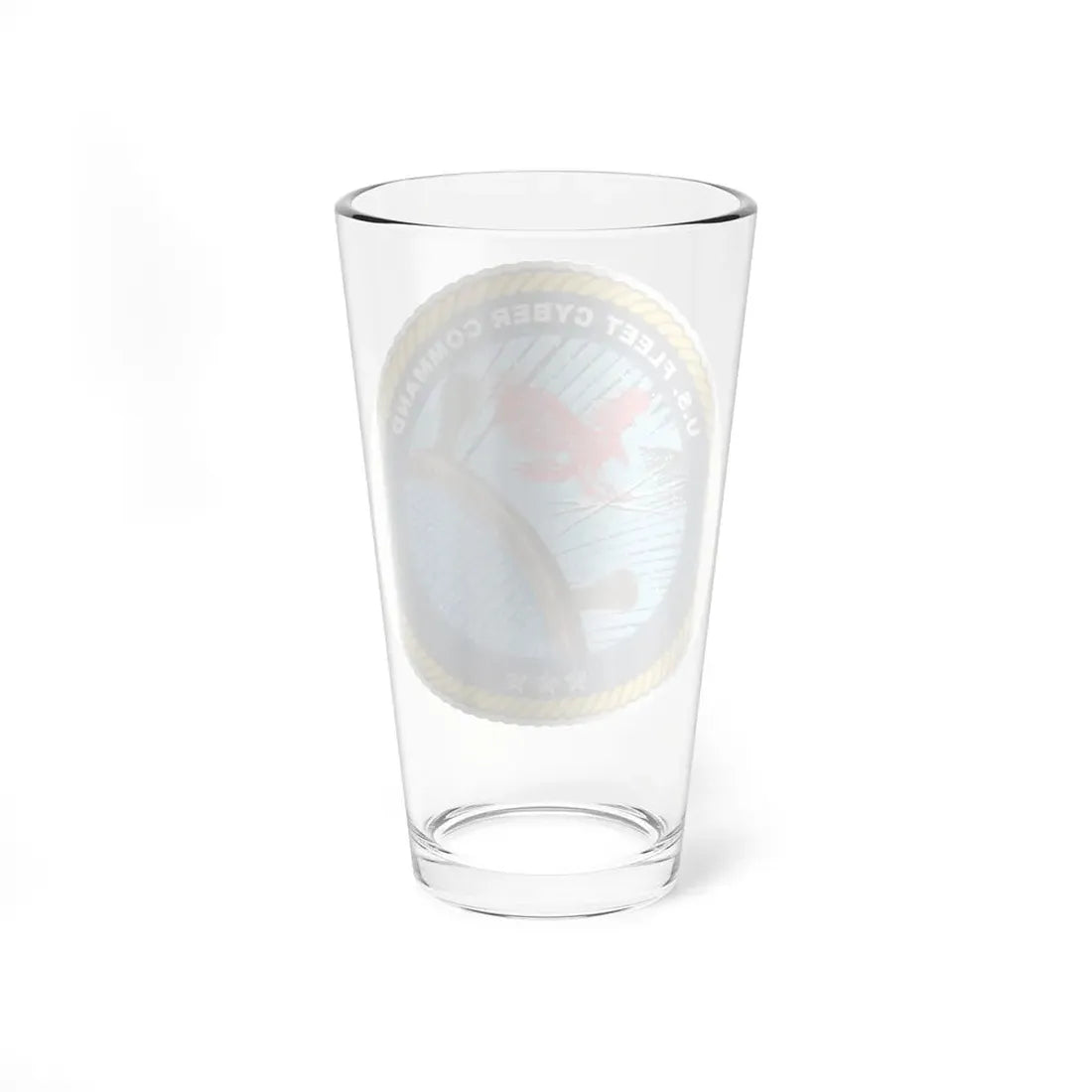 US Fleet Cyber Command (U.S. Navy) Pint Glass 16oz - Go Mug Yourself