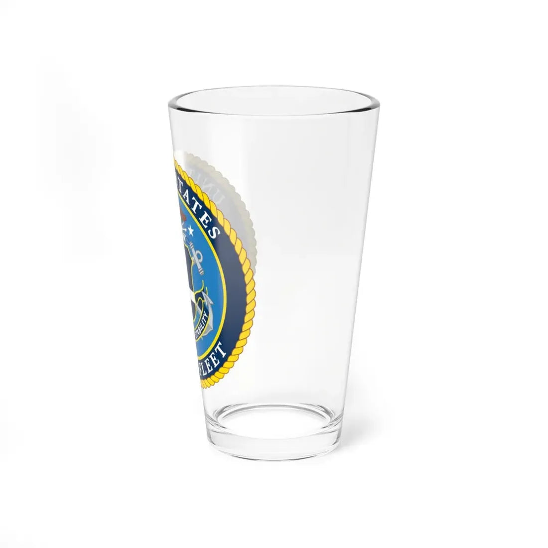US Fourth Fleet (U.S. Navy) Pint Glass 16oz - Go Mug Yourself