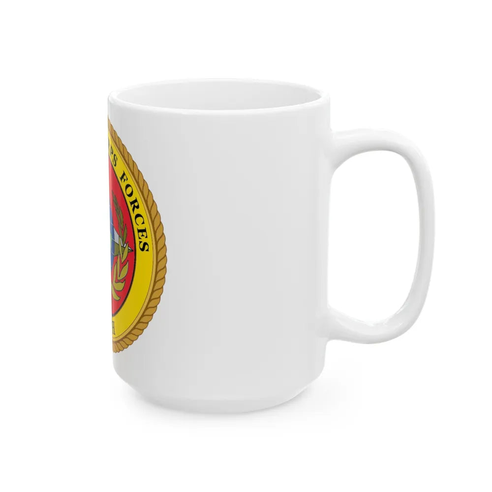 US Marine Corp Forces South (USMC) White Coffee Mug-Go Mug Yourself