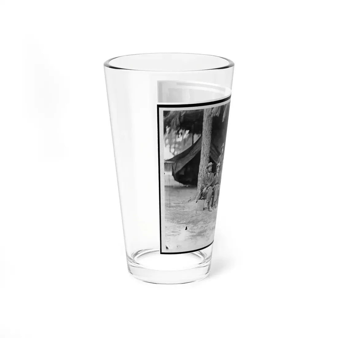 U.S. Military Telegraph Operators In Front Of Petersburg, Virginia (U.S. Civil War) Pint Glass 16oz - Go Mug Yourself