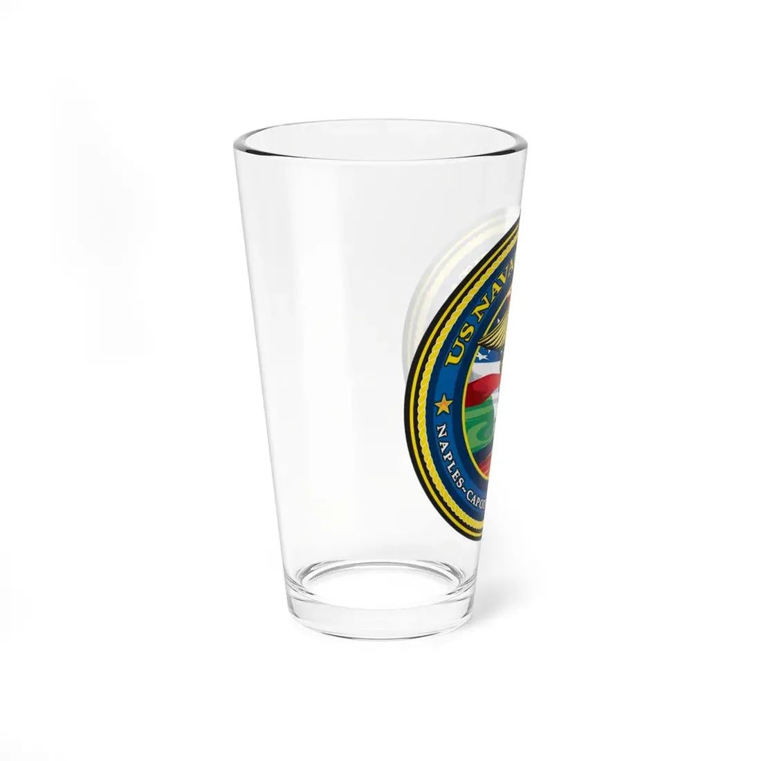 US Naval Hospital Naples Capodichino Landstul (U.S. Navy) Pint Glass 16oz - Go Mug Yourself
