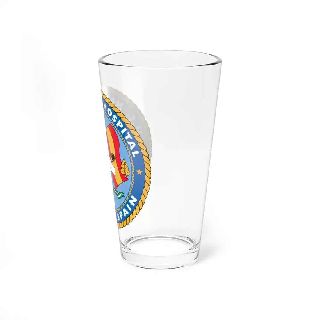 US Naval Hospital Rota Spain (U.S. Navy) Pint Glass 16oz - Go Mug Yourself