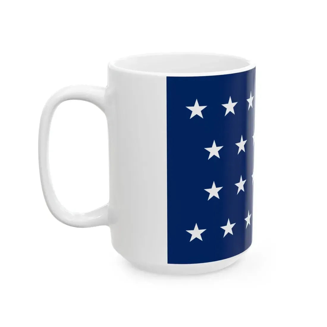 US Naval Jack 26 stars (United States) White Coffee Mug - Go Mug Yourself