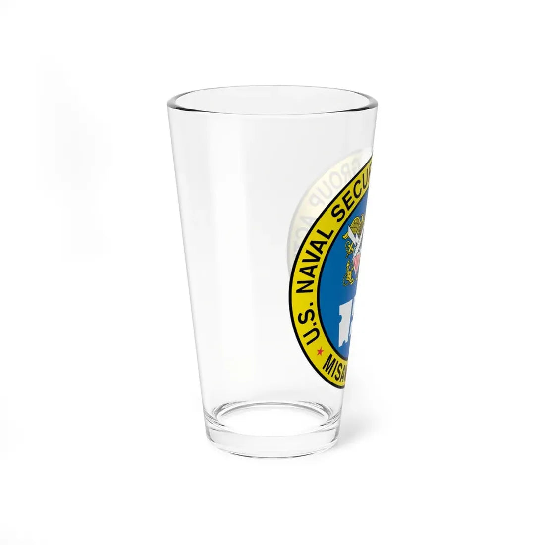 US Naval Security Group Activity Misawa Japan (U.S. Navy) Pint Glass 16oz - Go Mug Yourself