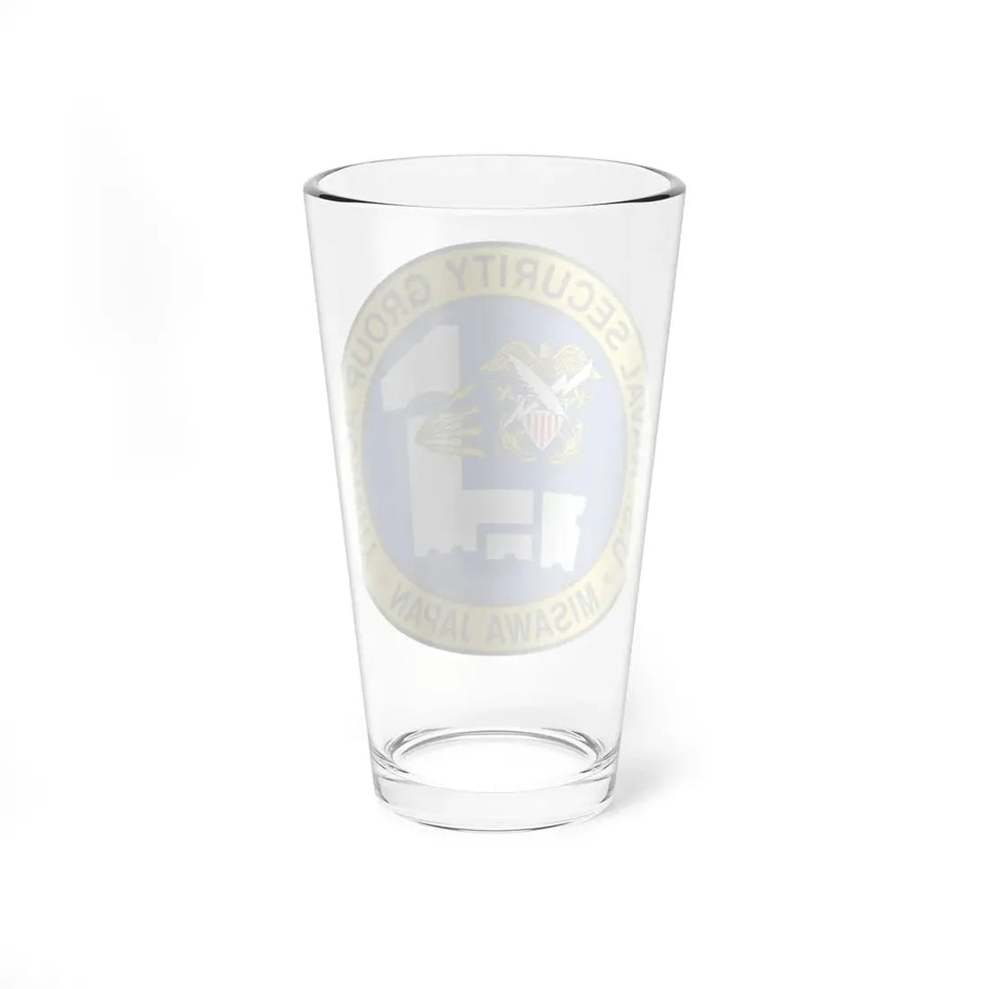 US Naval Security Group Activity Misawa Japan (U.S. Navy) Pint Glass 16oz - Go Mug Yourself