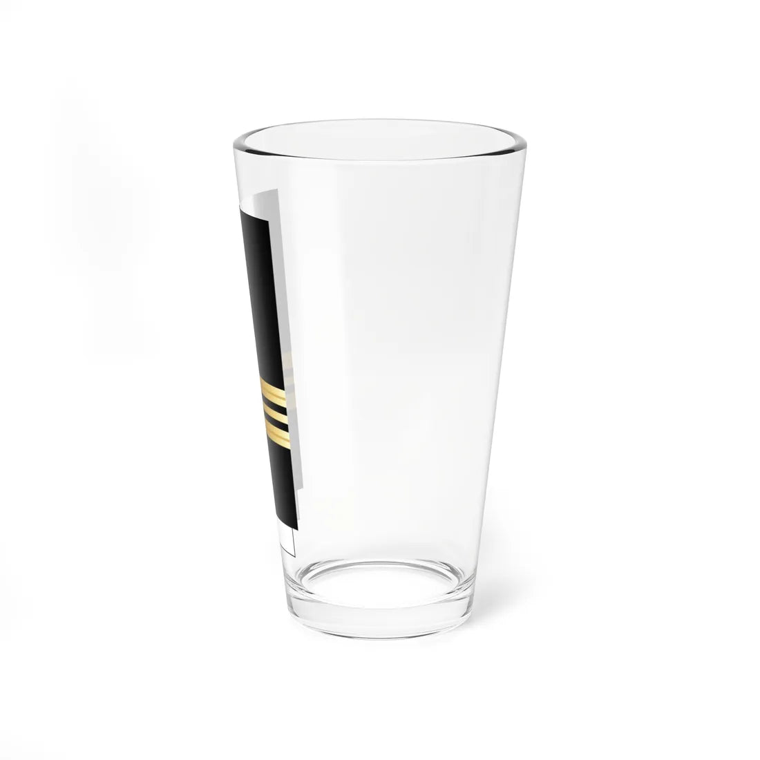 US Navy Sleeve O4 LCDR (United States) (Military Rank) Pint Glass 16oz - Go Mug Yourself